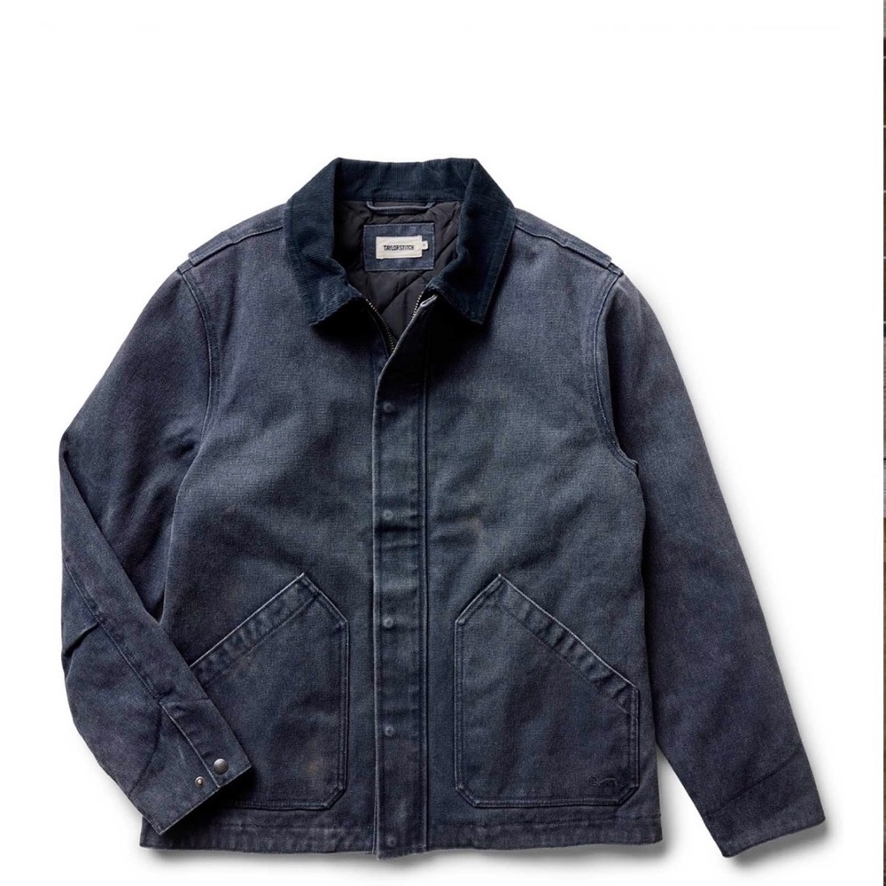 Taylor Stitch Workhorse Jacket - Coal Chipped Canvas - Size 44 (XL)